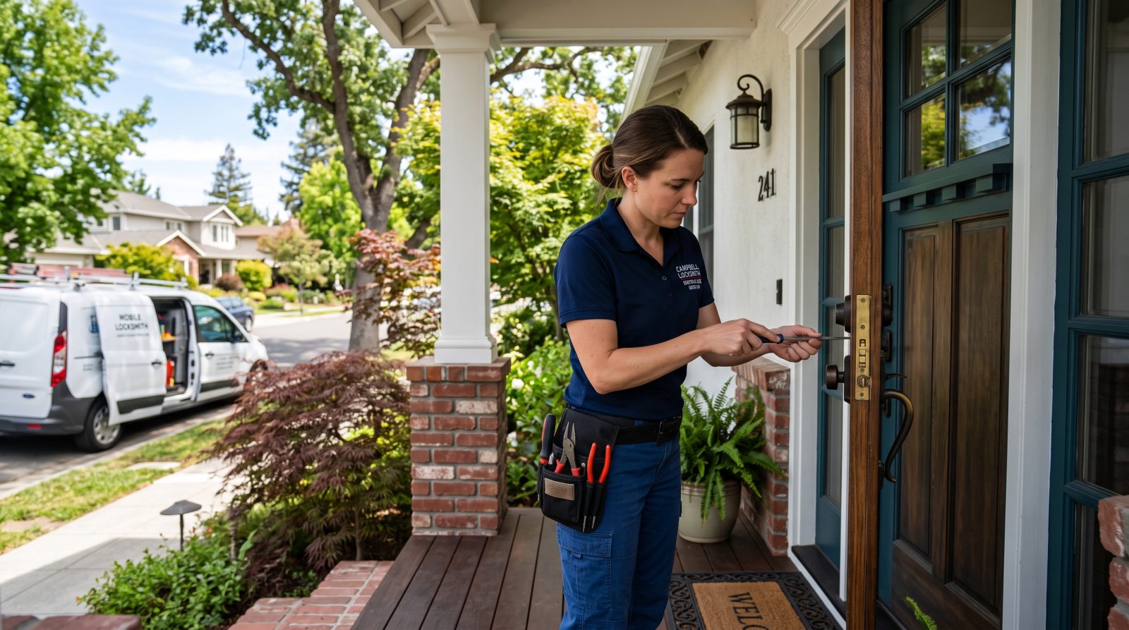 Locksmith service in Campbell